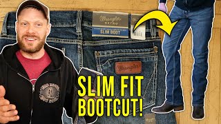 Wrangler Retro Slim Boot Cut Jeans are GREAT but run short [upl. by Eidde214]