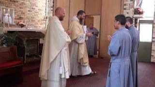 Mission Down Under 17 Receiving the Franciscan Postulant habit [upl. by Sibylla]