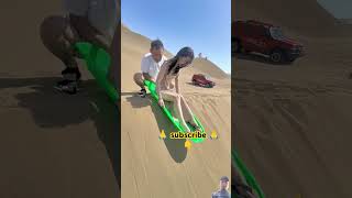 desert travel automobile surfing surf xinjiang 3457 ytshorts respect [upl. by Aroda]