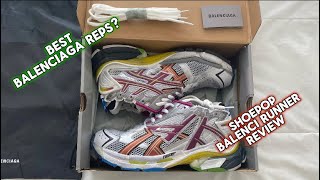 11 BALENCIAGA FROM SHOEPOP BALENCIAGA RUNNER REVIEW [upl. by Aneekal968]