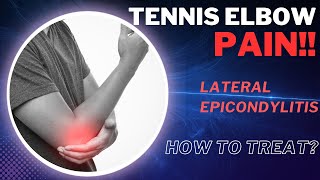 Tennis elbow pain treatment [upl. by Gnes]