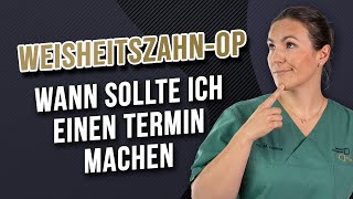 WeisheitszahnOP Der beste Zeitpunkt für deine OP [upl. by Yorick]