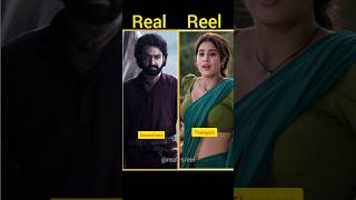 DEVRA real vs reel cast with name devara trending reelvsreal cast shorts viralvideo [upl. by Ahsek]