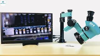 Latest RF4 RF7050PRO F019 Trinocular Stereo Microscope video [upl. by Kimberley626]