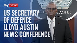 United States Secretary of Defence Lloyd Austin news conference [upl. by Derdlim]