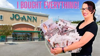 Store Closing Joann Vogue Pattern Mega Haul [upl. by Silyhp]