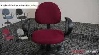 Boss B317 Deluxe Fabric Posture Task Chair [upl. by Verlee]