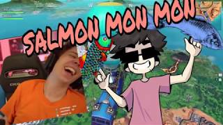 SALMÓN MÓN MÓN 8D Ft MangelRogel AsutoGames [upl. by Nomzed]