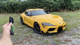 2023 Toyota GR Supra Manual Start Up Exhaust Test Drive Walkaround POV and Review [upl. by Coretta110]