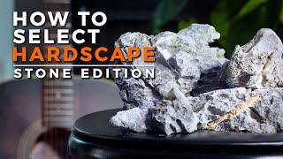 Aquarium Hardscape  How to Select Stones [upl. by Ondrea]