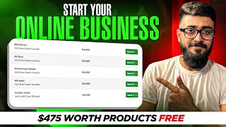 Get 475 WORTH Digital Products For FREE  Start Your Online Digital Products Business in 2024 [upl. by Nehttam]