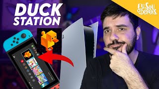 PLAYSTATION RODANDO MELHOR NO SWITCH DUCKSTATION [upl. by Aicinoid626]