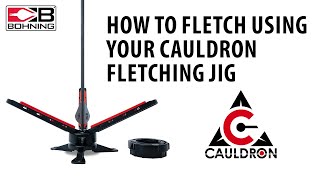 How to Fletch with the Cauldron Fletching Jig  Bohning [upl. by Bobbi558]