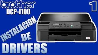 Instalacion de una Multifuncional Brother DCP J100 [upl. by Nirro]