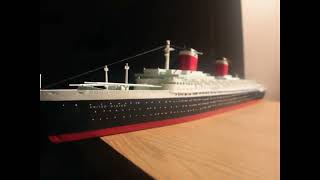 Revell 1600 SS United States model kit review 2016 release [upl. by Boot20]