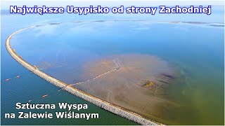 Wyspa Estyjska  Coraz więcej lądu Budowa Wyspy na Zalewie Wiślanym [upl. by Gabrielson]