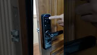 Cara Setting Smart Digital Lock Paloma shortvideo [upl. by Haisa]