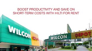 Hilti for Rent at Wilcon Depot  Boost Productivity amp Cut Costs [upl. by Faires793]