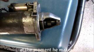 Testing a LandRover v8 starter motor [upl. by Lucho]