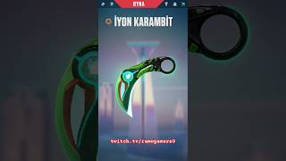 İYON KARAMBİT ALDIM  valorant karambit shorts [upl. by Fesuoy]