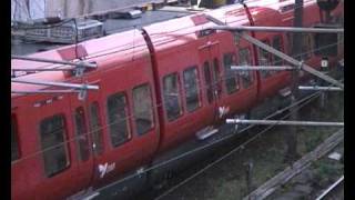 DSB Stog SE1 SE2 og SA93 ved Røret nær Østerport Station 6 september 2004 [upl. by Travus]