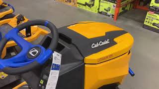 Cub Cadet Riding Mower At Home Depot Fayetteville Georgia Perfect Answer For Lawn [upl. by Akkahs]