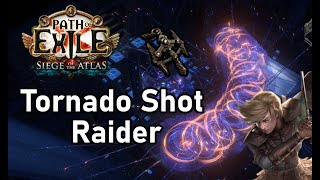 PoE 317 Tornado Shot Raider Build  My Strongest Bow Build to Date [upl. by Alric890]