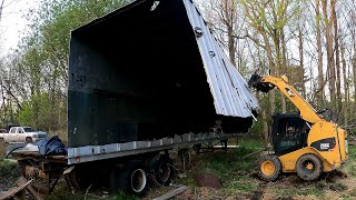 Demolishing a mobile home [upl. by Kannan]