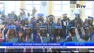 21 Nursing Science Graduates Inducted At Igbinedion University Okada [upl. by Faso]