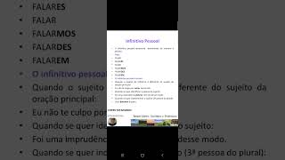 Infinitivo pessoal [upl. by Tu]