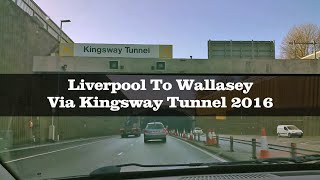 Ride through the Kingsway Tunnel to Wallasey Wallasey Tunnel from Liverpool [upl. by Atimed442]