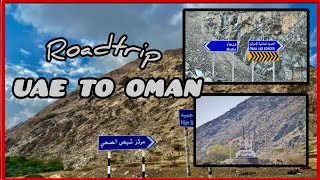 TRAVELLING FROM DUBAI UAE TO MADHA OMAN  timelapse video [upl. by Mildrid464]