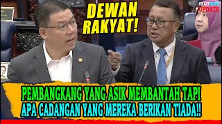 PEMBANGKANG YANG ASIK MEMBANTAH TAPI APA CADANGAN YANG MEREKA BERIKAN TIADA [upl. by Janette177]