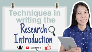 WRITING THE RESEARCH INTRODUCTIONTECHNIQUES  BONUS TIPS PracticalResearchResearchPaper [upl. by Ardnoid]