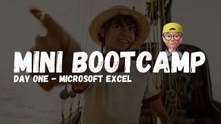 Free Mini Data Science Bootcamp Day 1  Excel [upl. by Lonee]