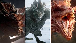 20 Biggest Dragons Ranked  Game Of Thrones amp House Of The Dragon [upl. by Ahsined]