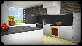 ✔ Minecraft How to make a Kitchen [upl. by Edyaw]