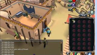 runescape how to craft cowhide to hardleather [upl. by Enerahs]