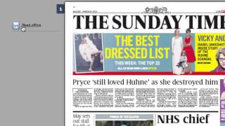 The Times amp The Sunday Times  How To Read the Newspaper Offline Using Pressreader [upl. by Ynnig193]