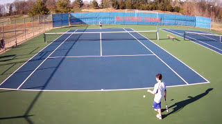 Middle School tennis match 6th grade [upl. by Ennairda]