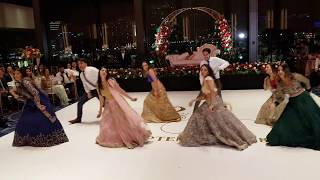 BEST INDIAN BOLLYWOOD WEDDING RECEPTION DANCE 2018 [upl. by Leblanc]