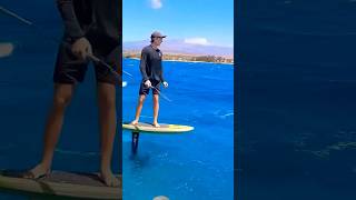 Hydrofoil surfing surfing hydrofoilsurfing surfers travel [upl. by Nosak]