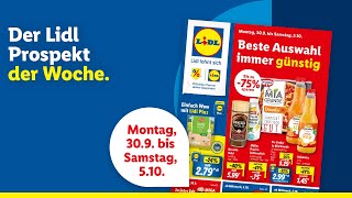 Der Lidl Prospekt der Woche  Angebote von Montag 309 bis Samstag 510 [upl. by Ivatts]