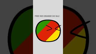 The Farroupilha War countryballanimation countryballs polandball [upl. by Daza348]