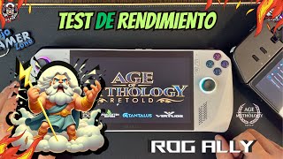 AGE OF MYTHOLOGY RETOLD  Prueba de Rendimiento  ASUS ROG ALLY Z1 EXTREME y X [upl. by Aron]