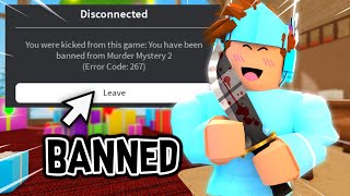 I Got BANNED In MM2 [upl. by Ahseuqal]