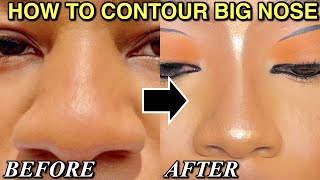 How to contour big nose  Big nose contouring for beginners [upl. by Payton435]