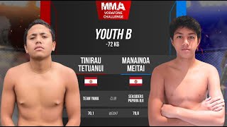 Tinirau Tetuanui vs Manainoa Meitai MMA Vodafone Challenge [upl. by Wilde]