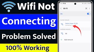 wifi connecting problem solved  wifi not connecting on android  wifi not working problem [upl. by Ahsilem129]