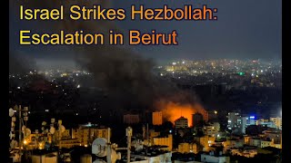 FN Israel Intensifies Strikes on Hezbollah in Southern Beirut [upl. by Blakely130]